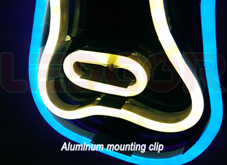 flex led neon aluminum clip