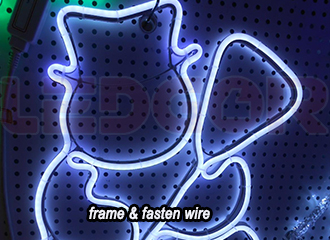 led neon flex frame