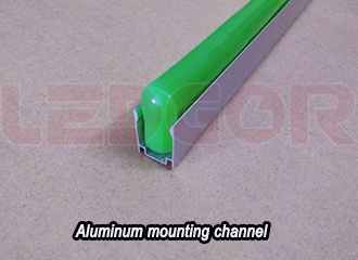 led neon flex aluminum mounting channel