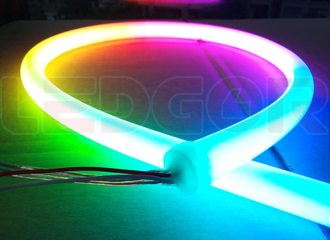 20mm Round Shape Programmable RGB Neon
